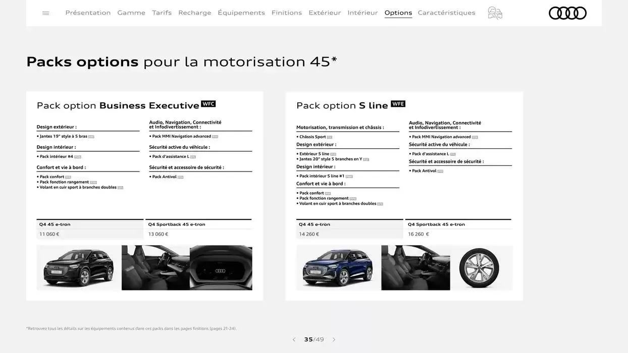 Q4 e-tron du 7 janvier au 31 janvier 2026 - Catalogue page 35