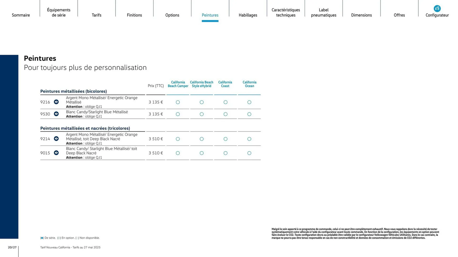 Catalogue Volkswagen du 7 août au 31 mars 2026 - Catalogue page 20