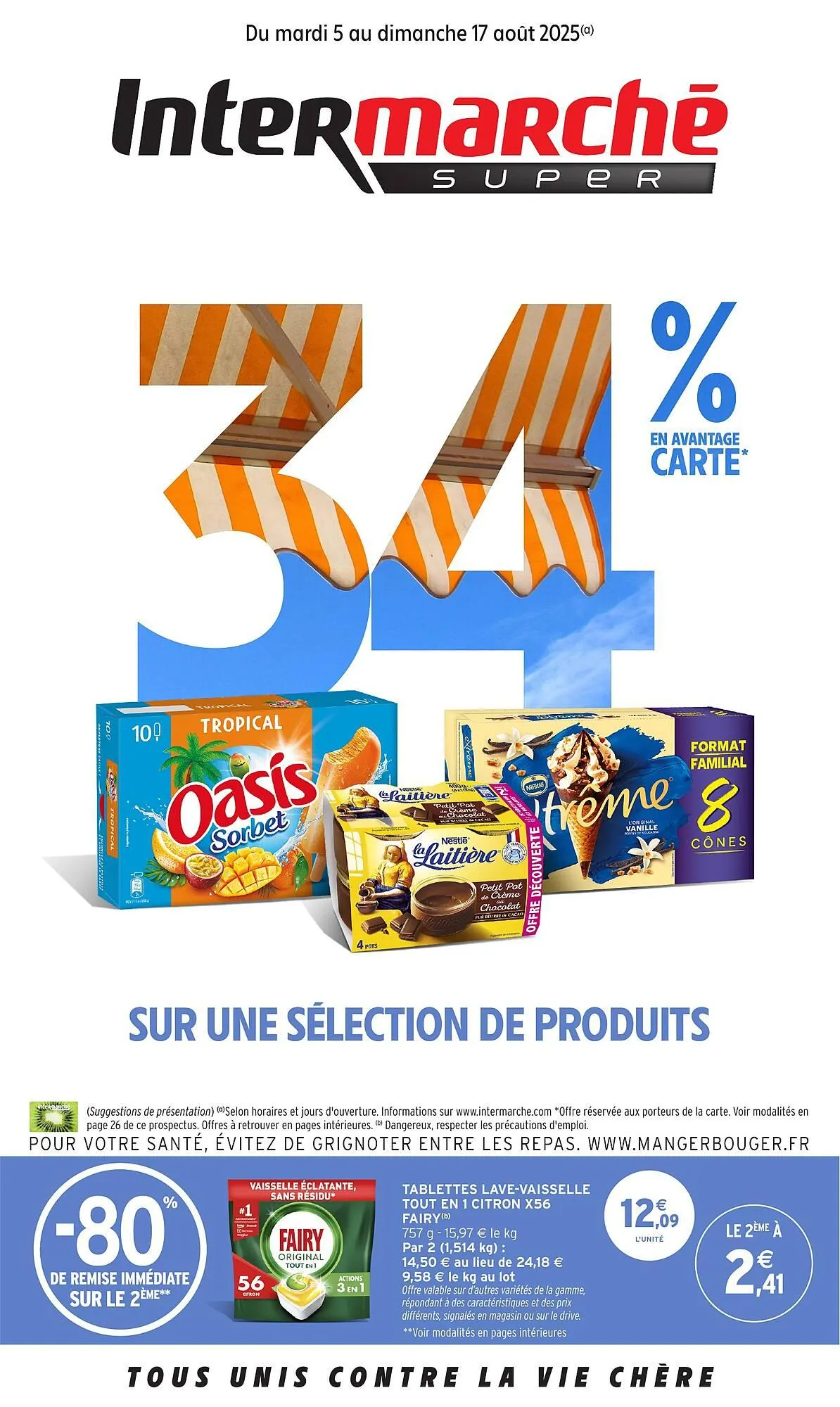 Catalogue Intermarché du 5 août au 17 août 2025 - Catalogue page 1