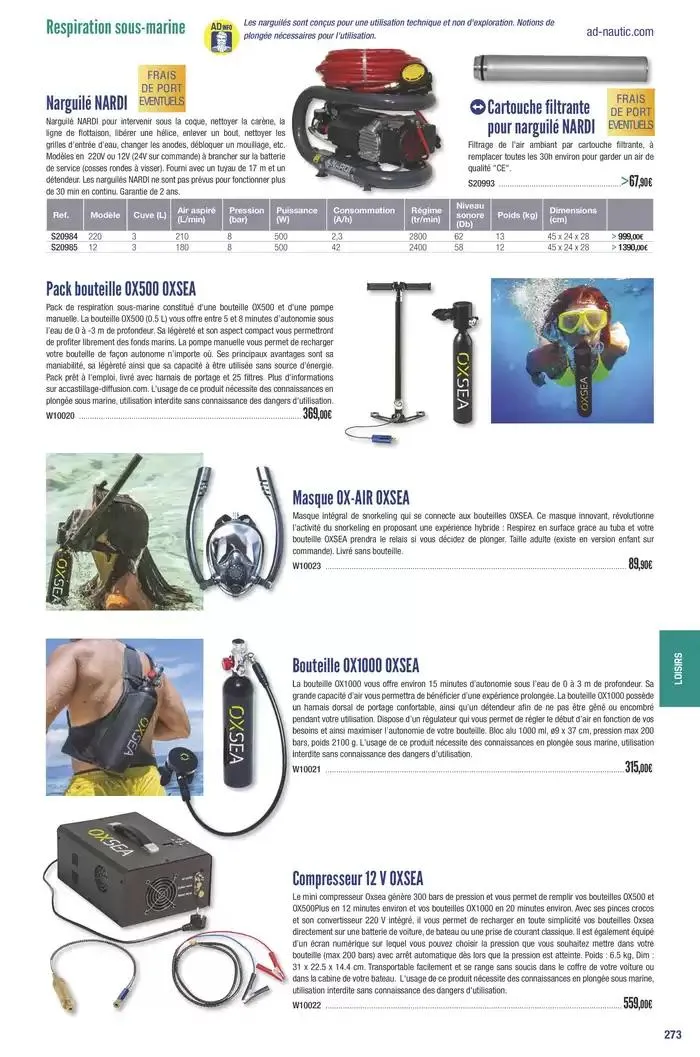 Catalogue Accastillage Diffusion 2025 du 1 janvier au 31 décembre 2025 - Catalogue page 275