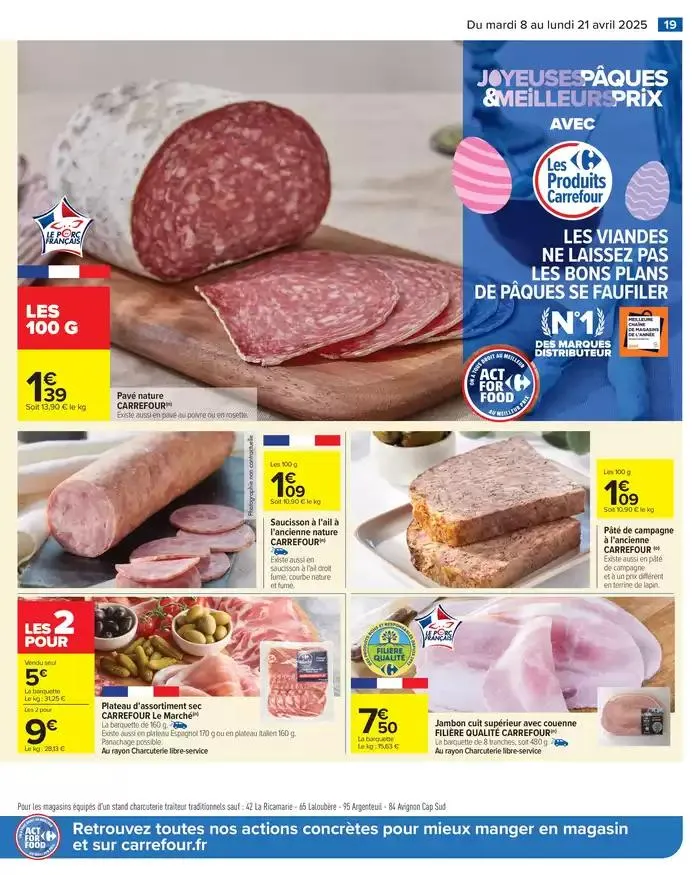 JOYEUSES PÂQUES & MEILLEURS PRIX du 8 avril au 21 avril 2025 - Catalogue page 21