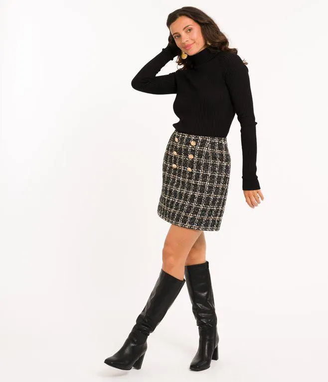 Jupe en tweed
