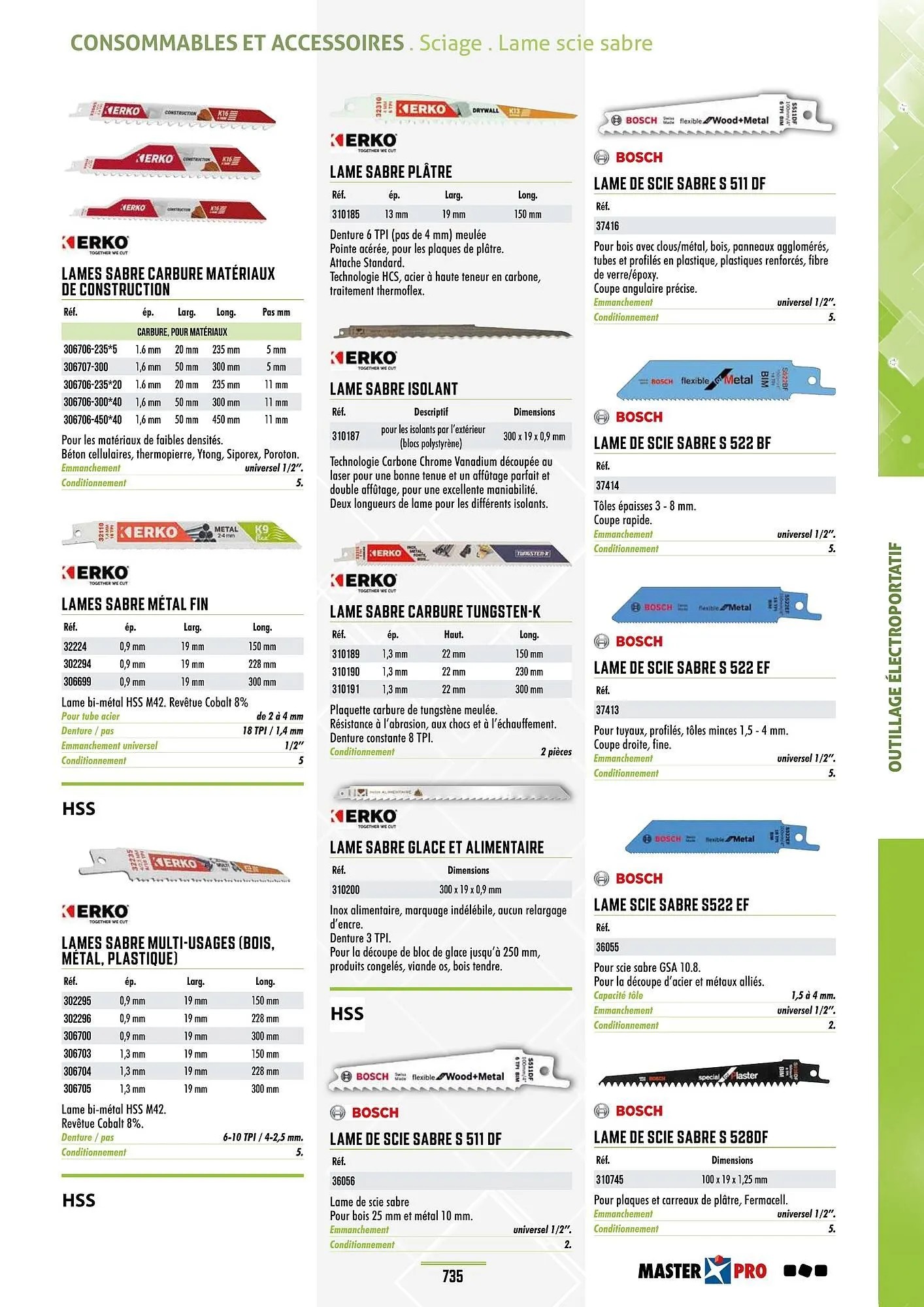 Catalogue Master Pro du 28 janvier au 30 décembre 2028 - Catalogue page 739