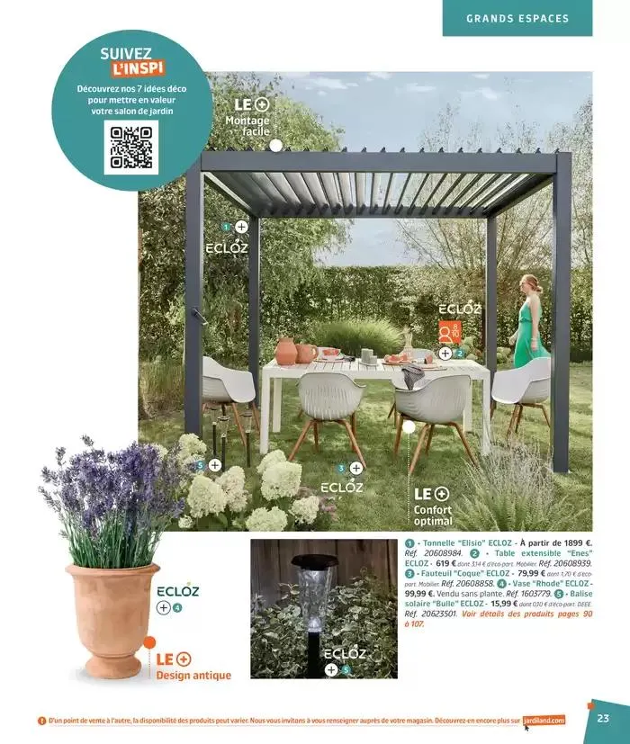 BARBEUC, SIESTE, PÉTANQUE PLACE À LA DÉTENTE du 27 février au 23 juin 2025 - Catalogue page 23