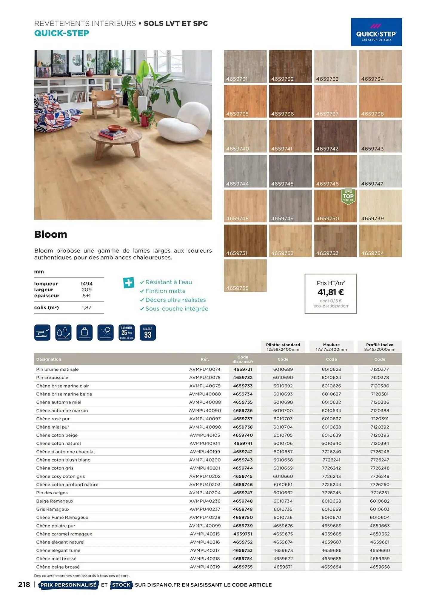 Catalogue Dispano du 8 avril au 31 décembre 2026 - Catalogue page 218