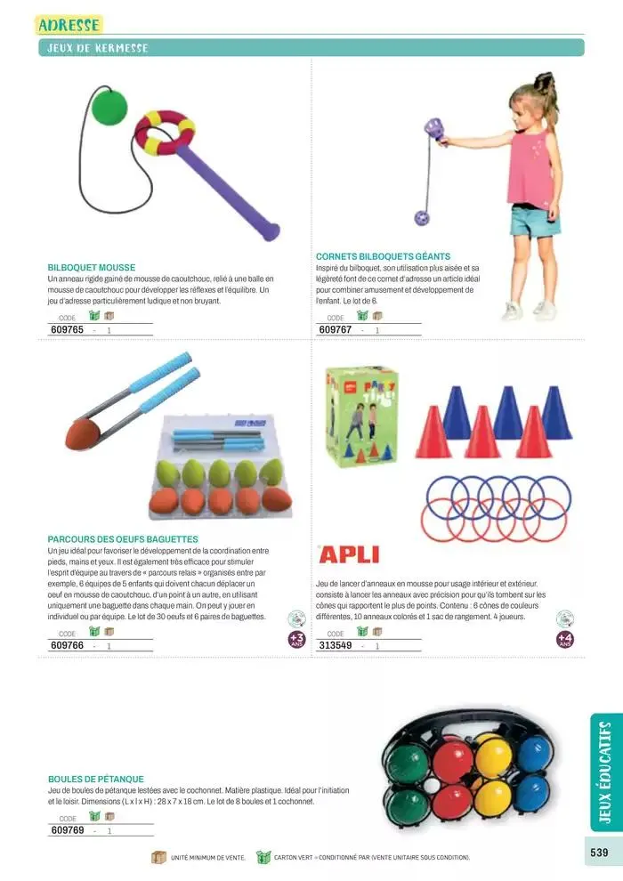 Nos Catalogues Thématiques du 1 janvier au 31 décembre 2025 - Catalogue page 541