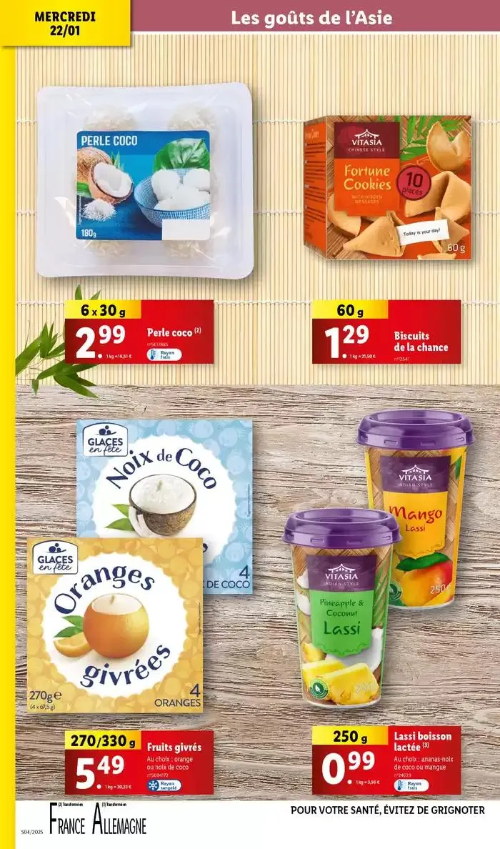 Lidl vous invite à un voyage culinaire en Asie avec leur gamme Vitasia! du 22 janvier au 28 janvier 2025 - Catalogue page 24