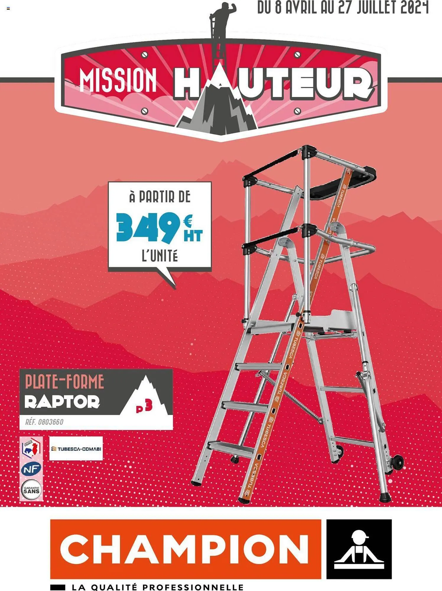 Catalogue Champion Direct du 8 avril au 27 juillet 2024 - Catalogue page