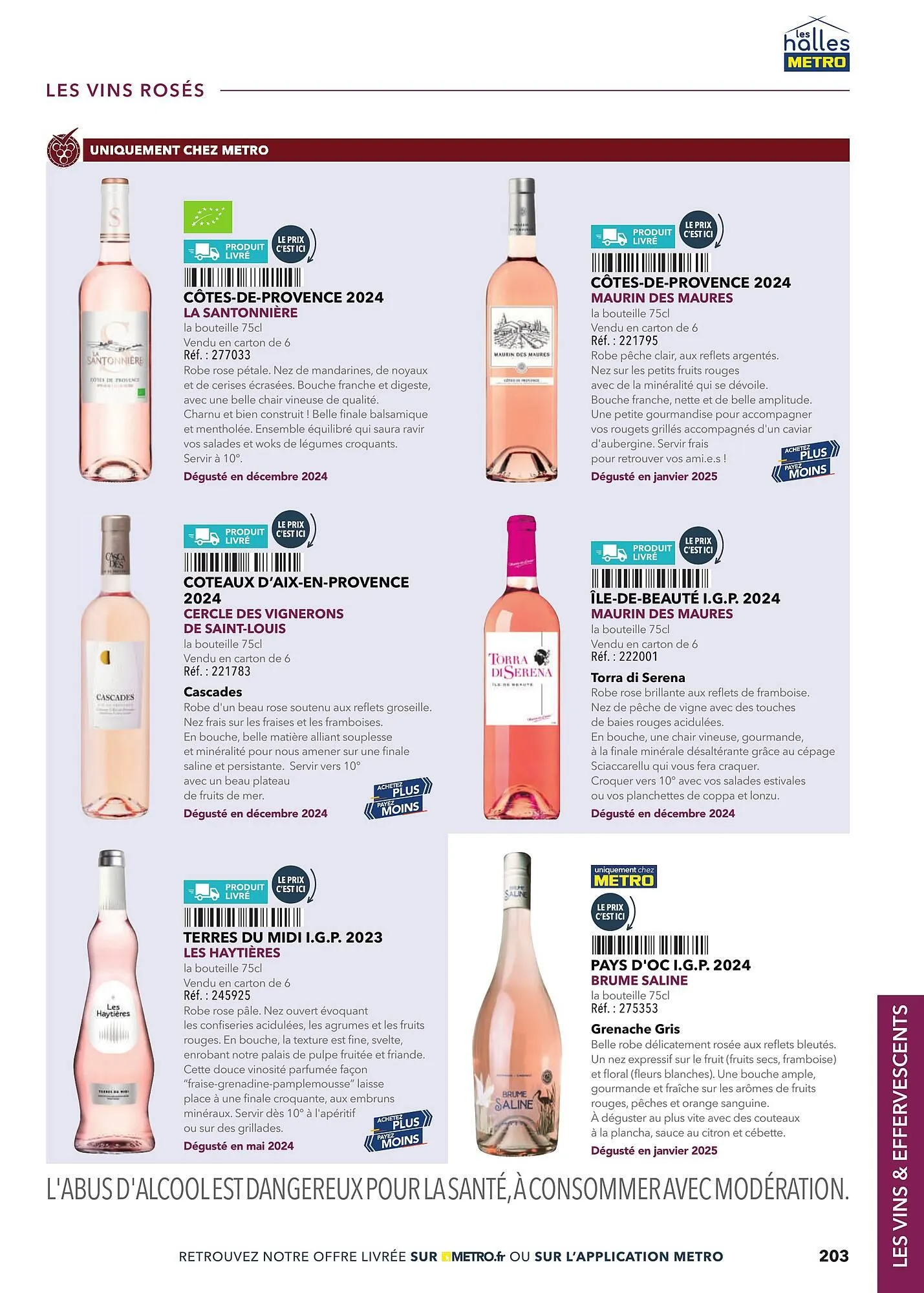 Catalogue METRO du 2 mars au 31 décembre 2025 - Catalogue page 203