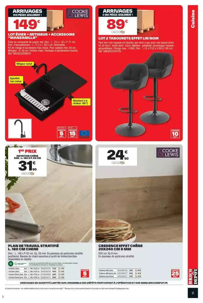 Spécial chantier intérieur ! du 28 mars au 10 avril 2025 - Catalogue page 9