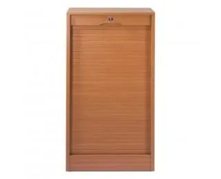 Meuble à rideaux simple L41 x H76 - Merisier