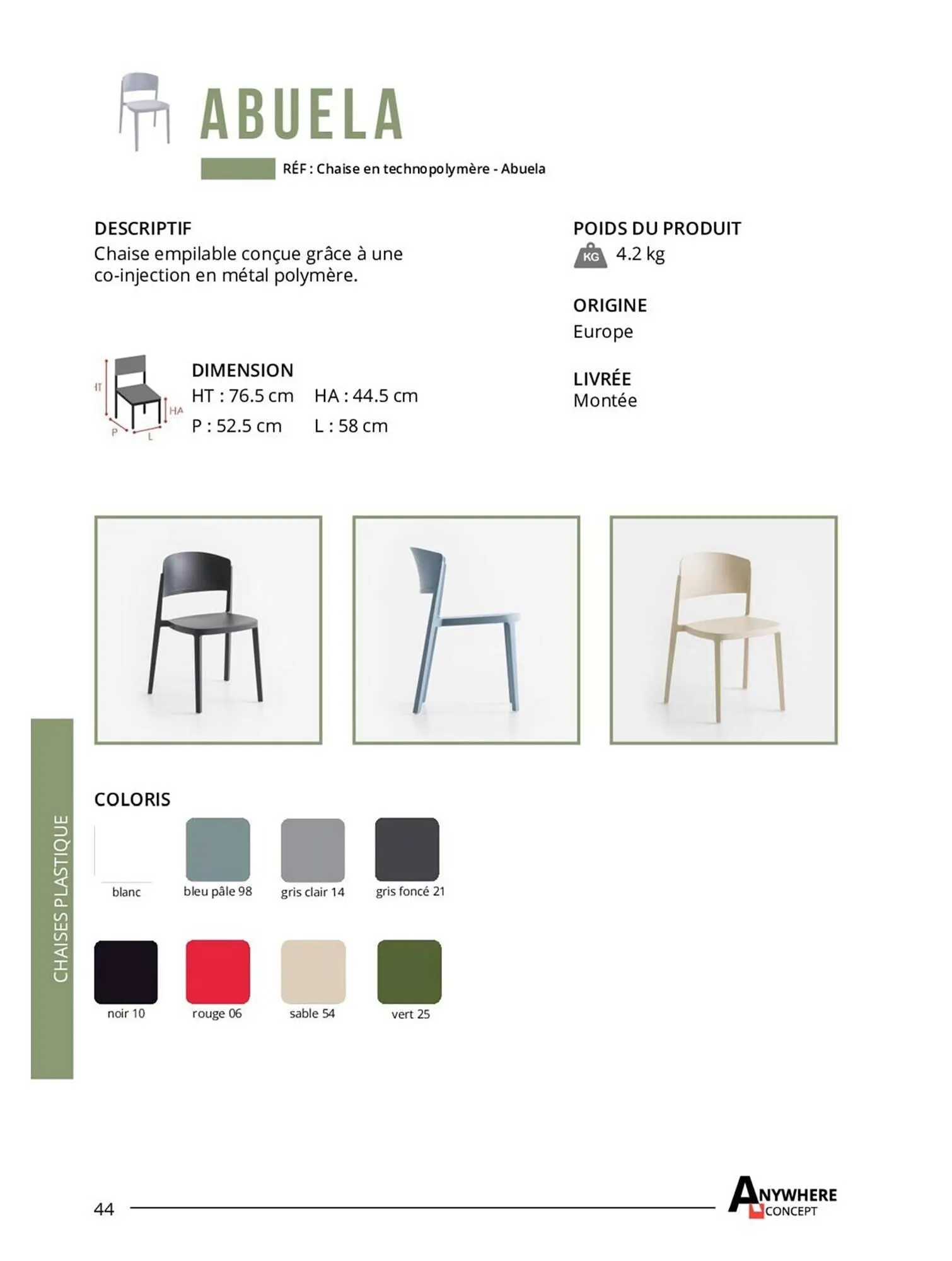 Catalogue 4 Pieds du 26 avril au 31 décembre 2023 - Catalogue page 44