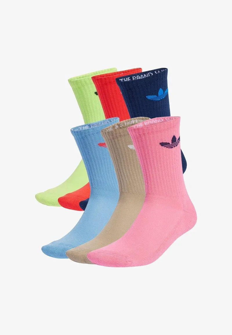 TR CREW S 6PACK - Calcetines - ash blue night indigo lucid red