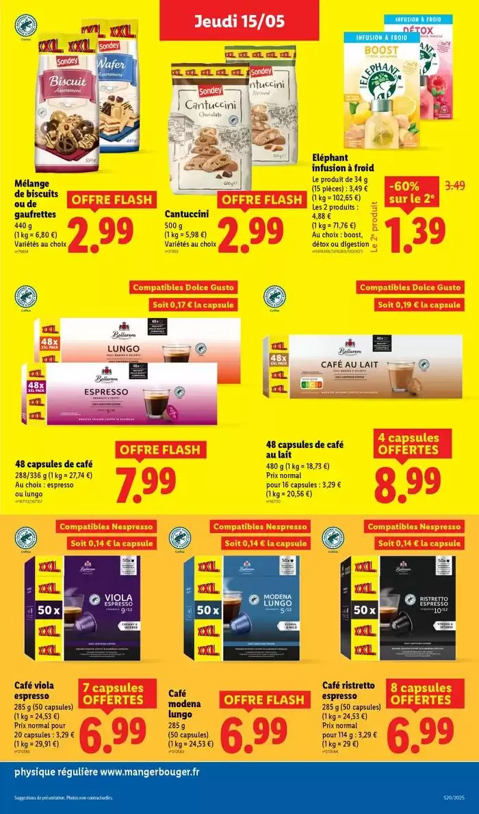 Profitez d'une large sélection de produits à prix réduits chez Lidl ! du 15 mai au 21 mai 2025 - Catalogue page 25