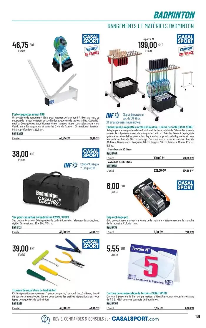 ÉQUIPEMENT SPORTIF du 6 mars au 31 décembre 2025 - Catalogue page 73