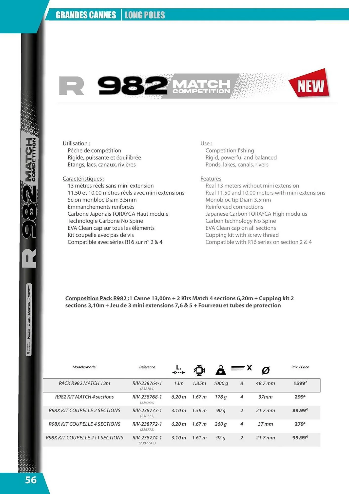 Catalogue Pacific Pêche du 30 septembre au 30 décembre 2025 - Catalogue page 56