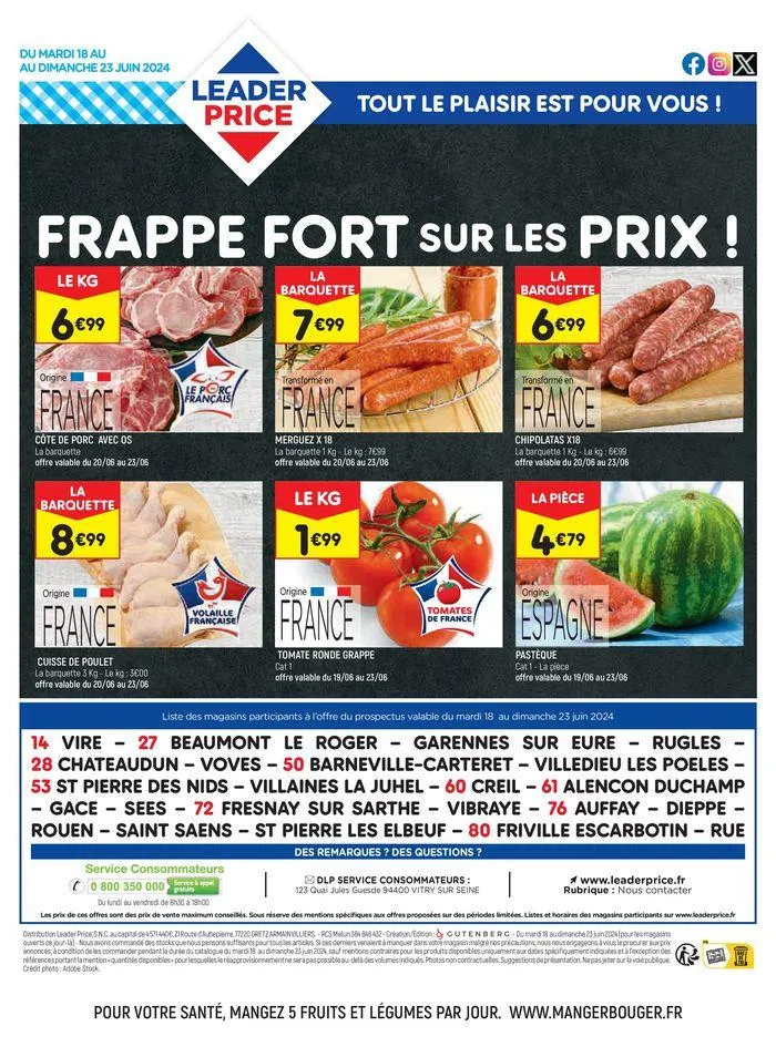 FRAPPE FORT SUR LES PRIX du 18 juin au 23 juin 2024 - Catalogue page 2