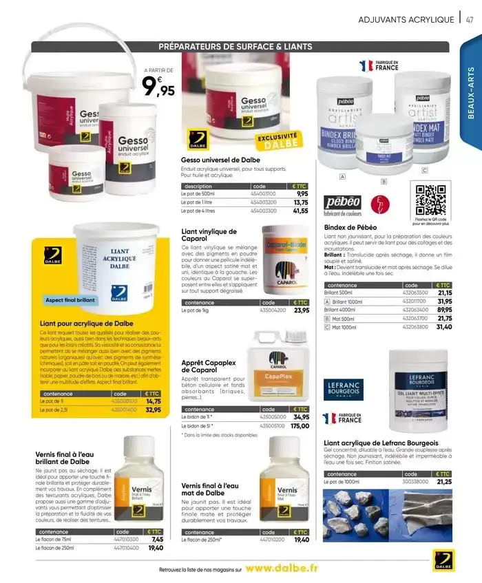 CATALOGUE DALBE 2025 du 27 janvier au 31 décembre 2025 - Catalogue page 49