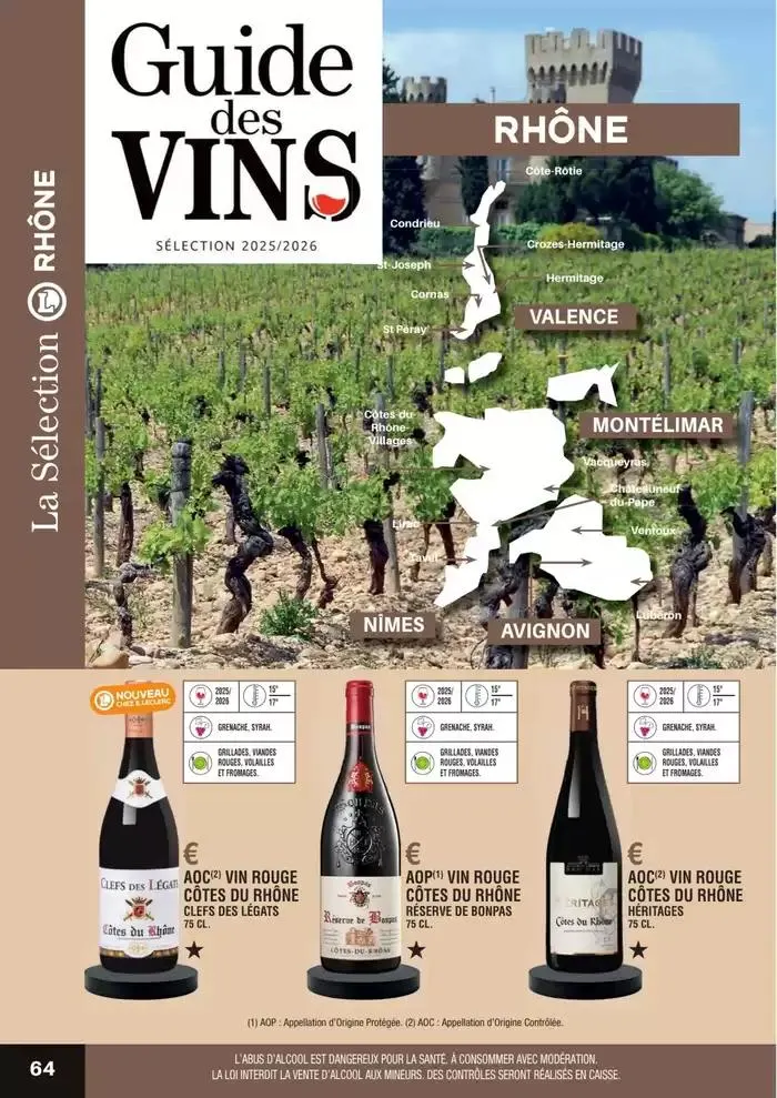 GUIDE DES VINS 2025 2026 du 27 février au 31 janvier 2027 - Catalogue page 64