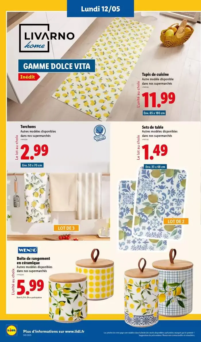 Chez Lidl, retrouvez des accessoires pour la cuisine, le bureau et bien plus encore ! du 8 mai au 12 mai 2025 - Catalogue page 28