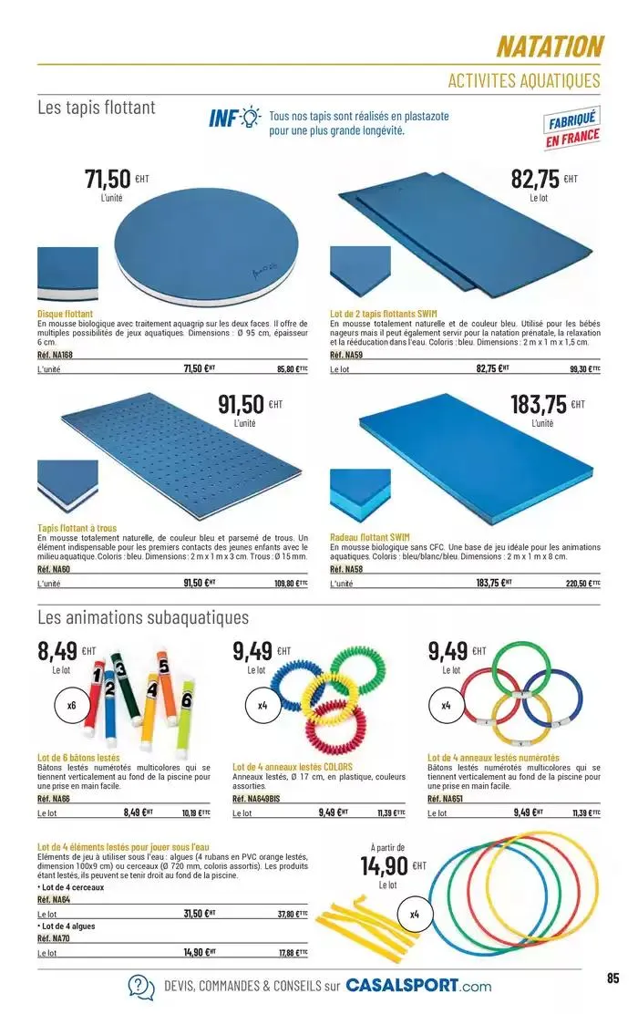 ÉQUIPEMENT SPORTIF du 6 mars au 31 décembre 2025 - Catalogue page 57
