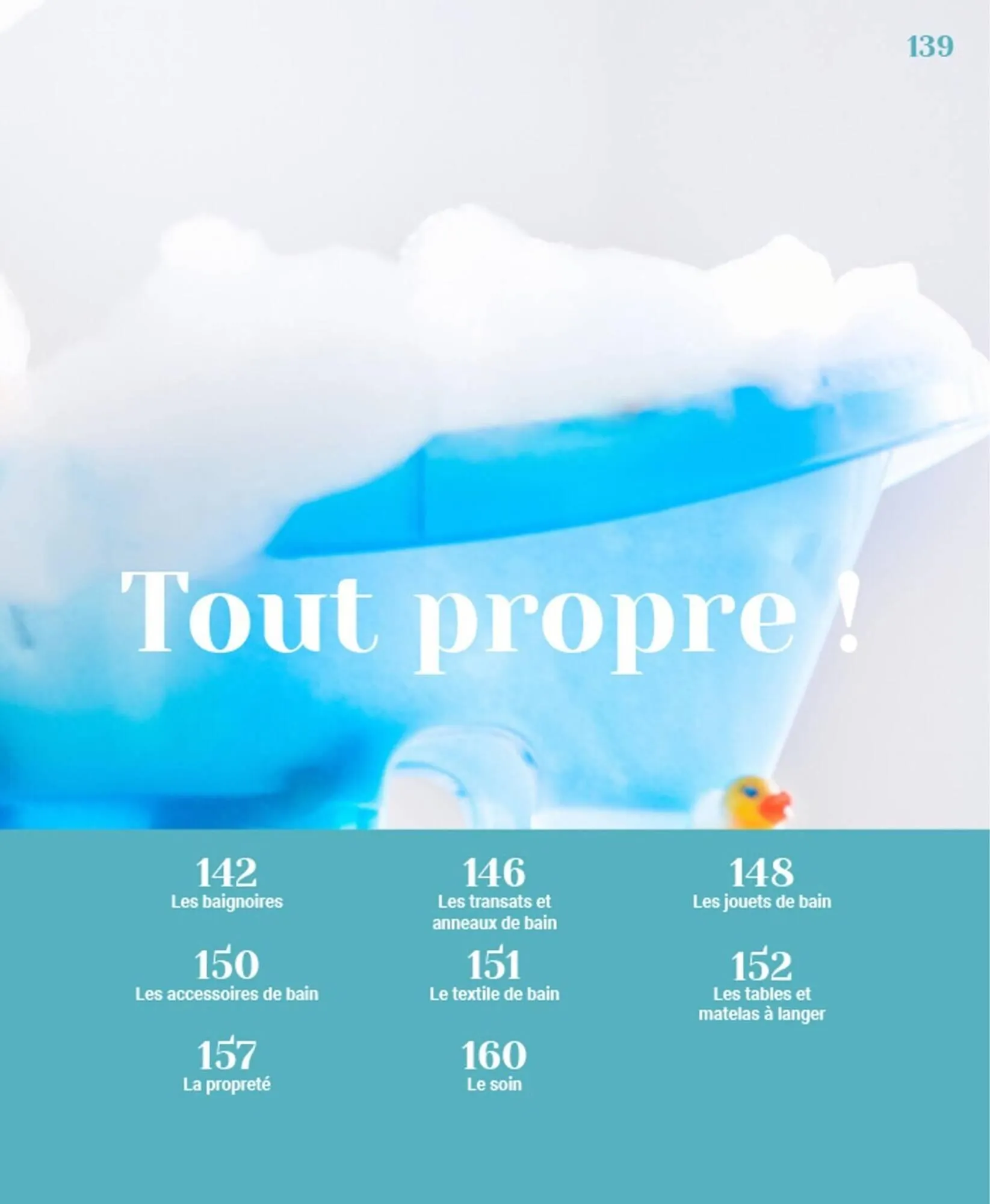 Catalogue autour de bébé du 31 mars au 31 janvier 2024 - Catalogue page 141