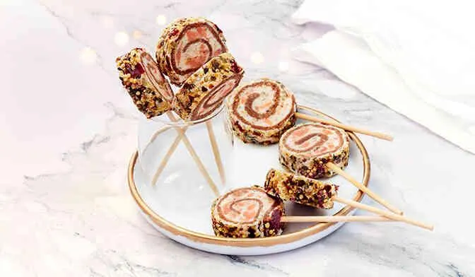 10 lollipops apéritives saumon fumé