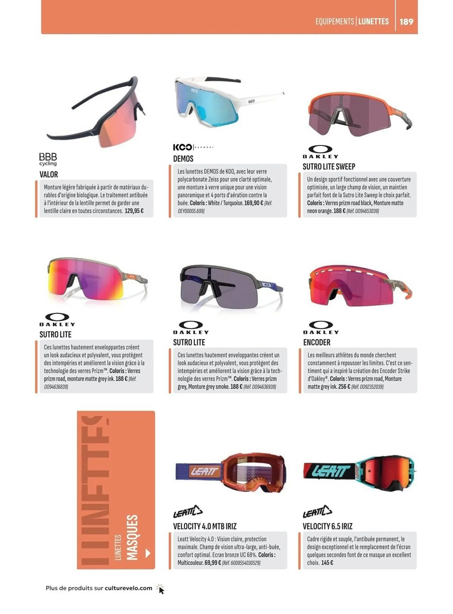 Catalogue Culture Vélo du 2 mai au 31 décembre 2025 - Catalogue page 189