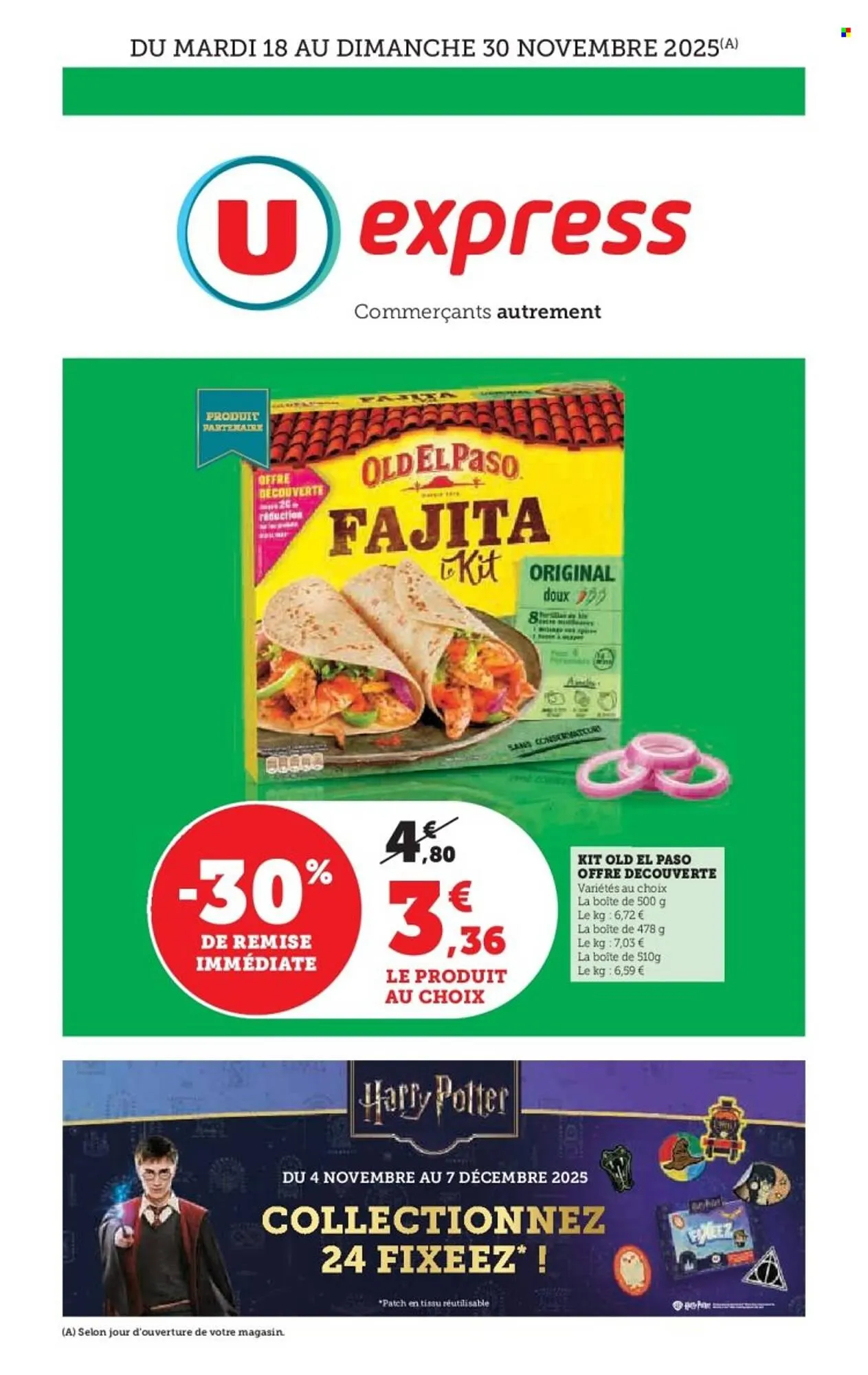 Catalogue U Express du 18 novembre au 30 novembre 2025 - Catalogue page 1