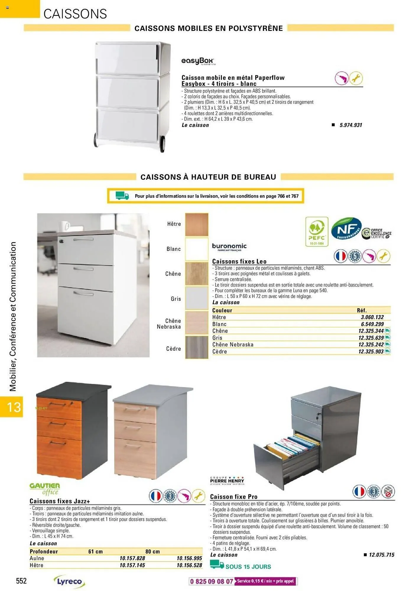 Catalogue Lyreco du 15 mai au 31 décembre 2023 - Catalogue page 552