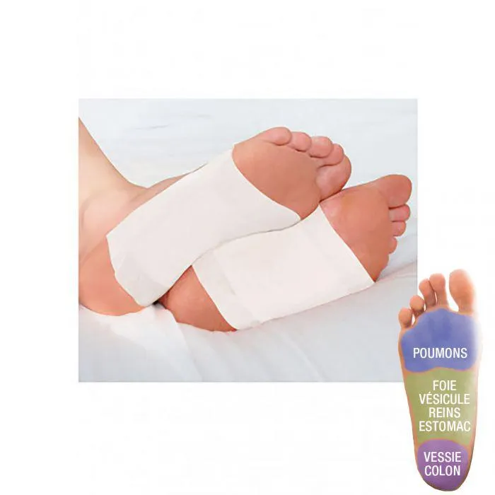 Patchs détoxifiants pieds x10