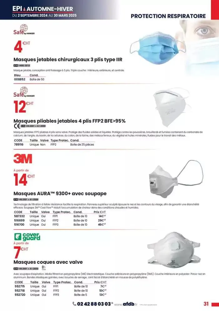 Automne - Hiver 2024 du 1 novembre au 30 mars 2025 - Catalogue page 31