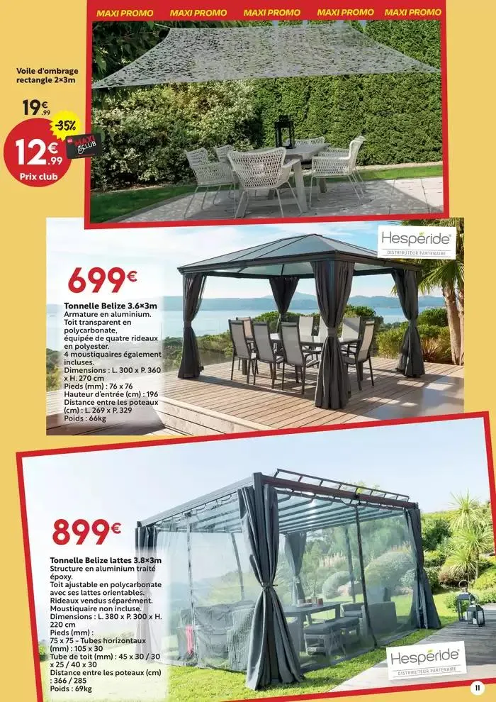 POUR UN EXTÉRIEUR STYLÉ ! du 30 avril au 1 juin 2025 - Catalogue page 11