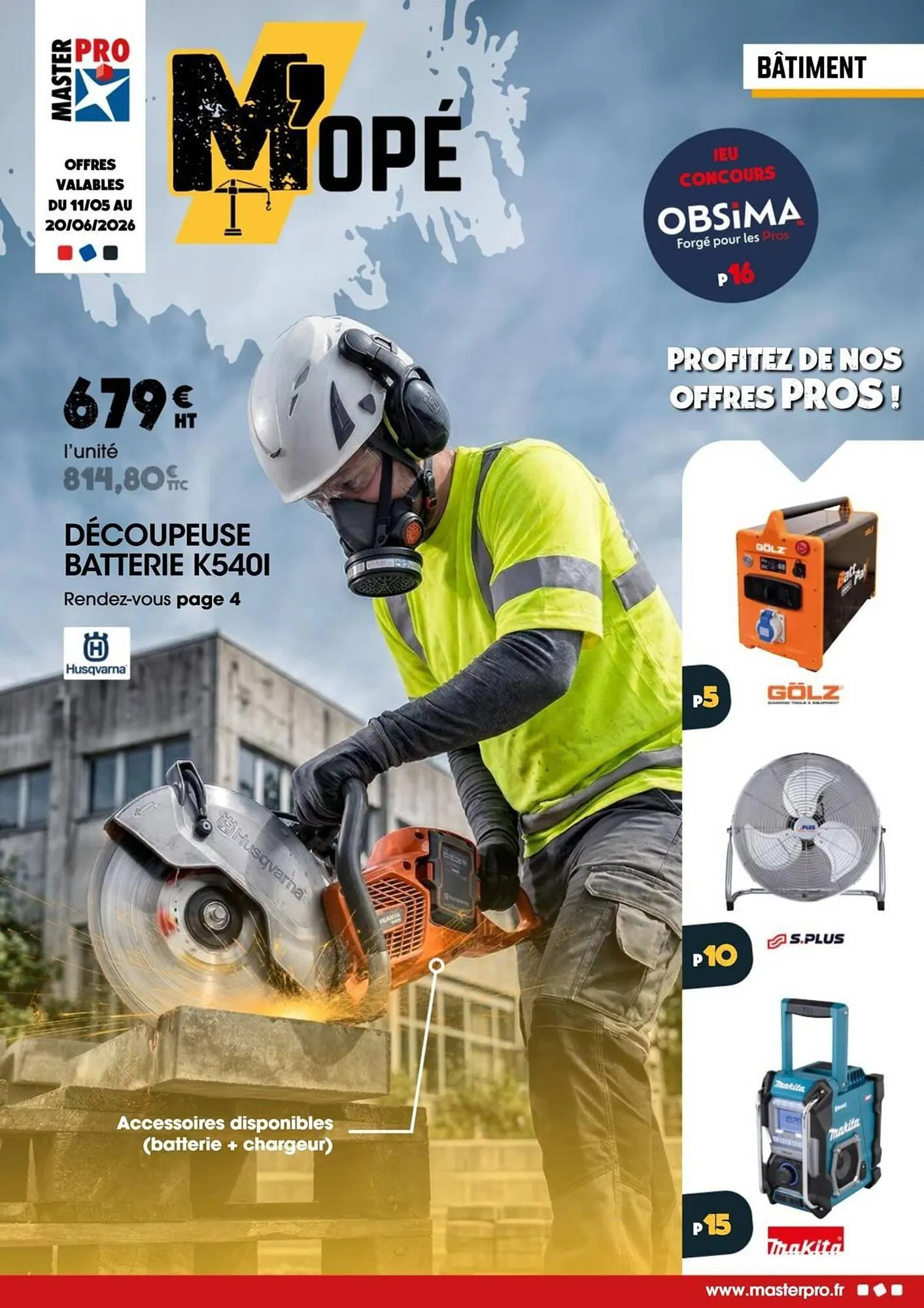 Catalogue Master Pro du 11 mai au 20 juin 2026 - Catalogue page 1