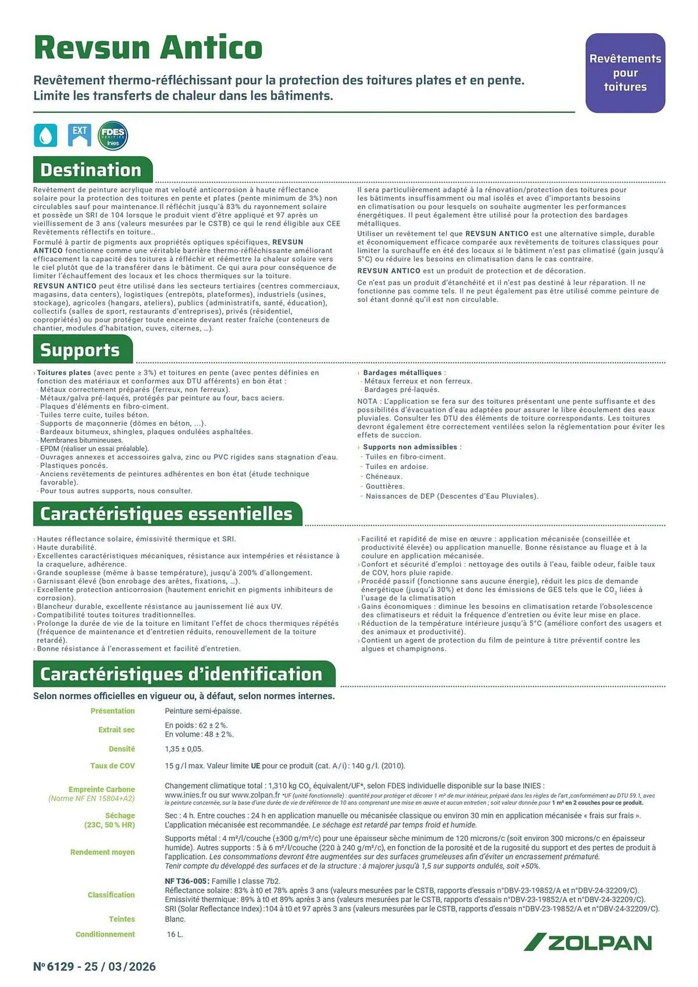 Catalogue Zolpan du 30 mars au 30 avril 2026 - Catalogue page 1