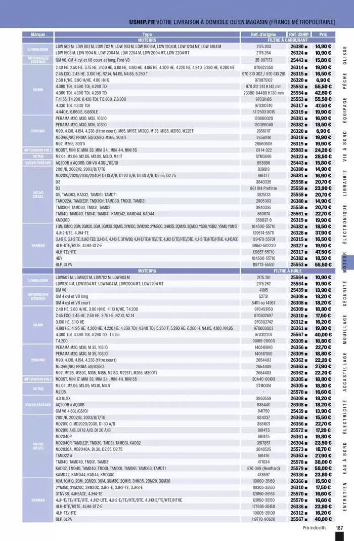 Navigue  du 24 février au 31 décembre 2025 - Catalogue page 167