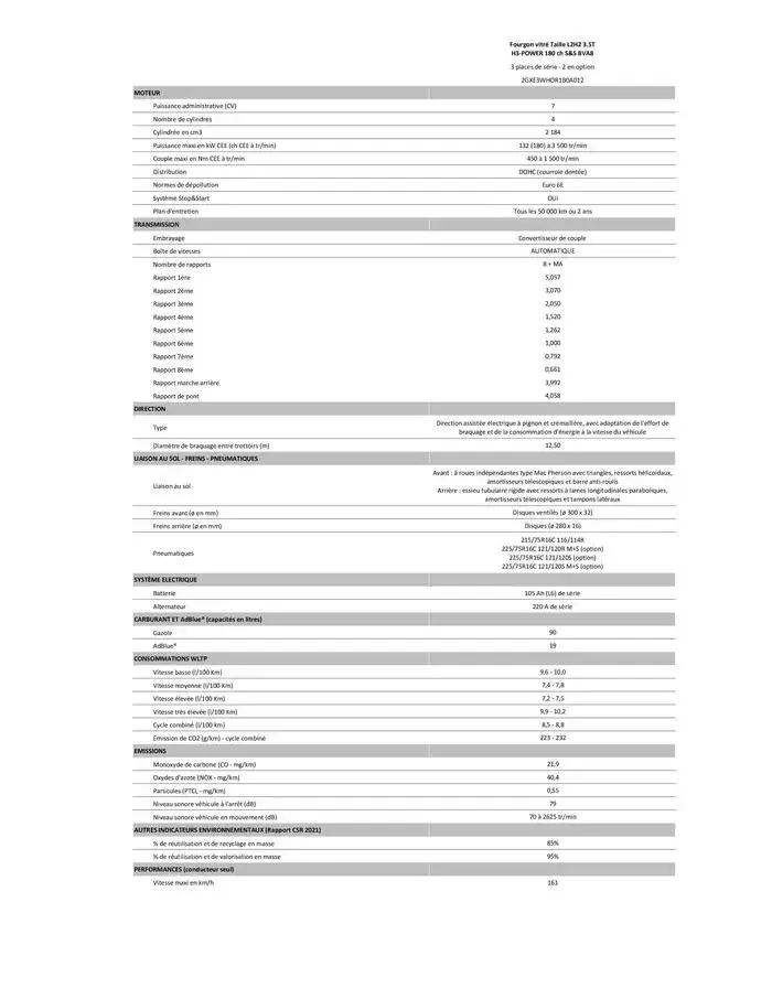 Opel Movano du 4 avril au 4 avril 2026 - Catalogue page 95