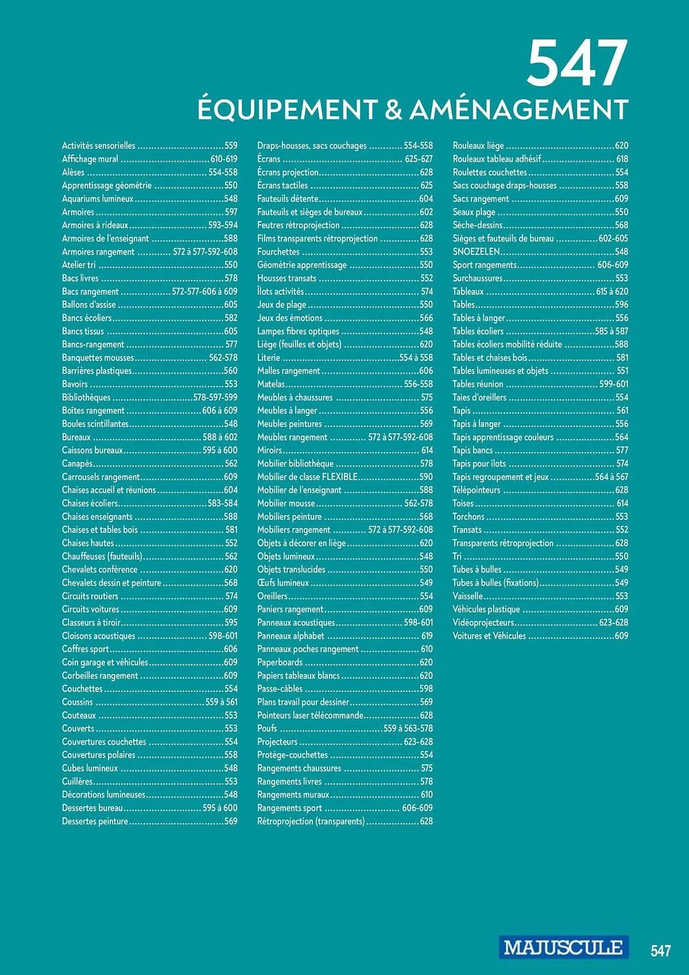 Catalogue Majuscule du 4 mars au 31 décembre 2025 - Catalogue page 571