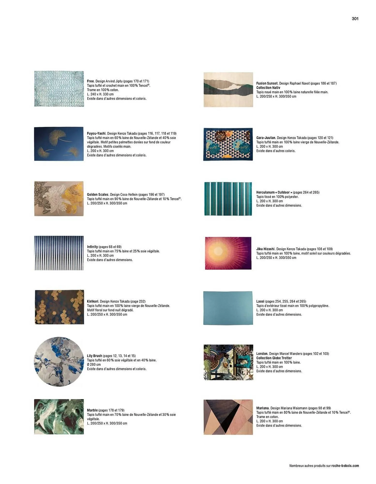 Catalogue Roche Bobois du 13 janvier au 31 décembre 2026 - Catalogue page 303