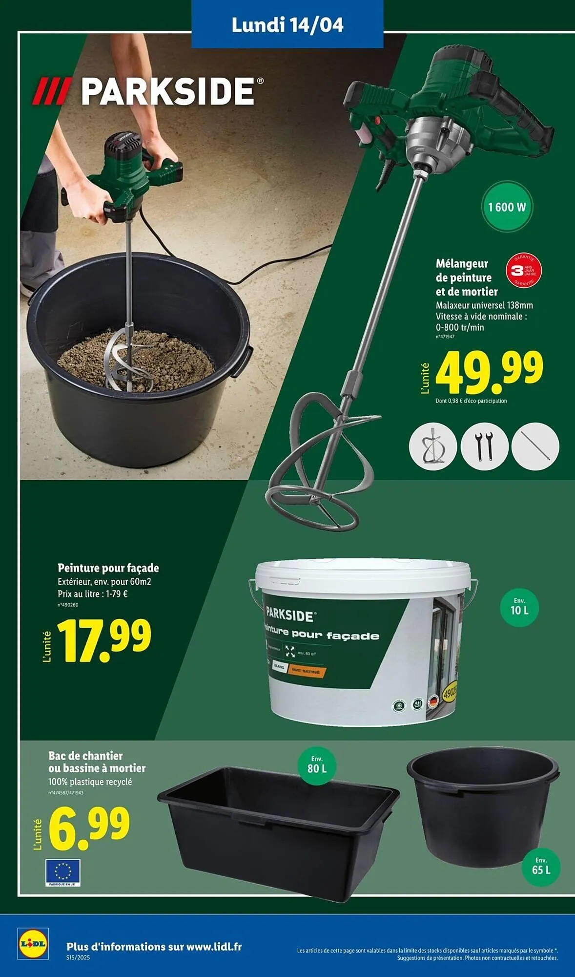 Catalogue Lidl du 10 avril au 14 avril 2025 - Catalogue page 36