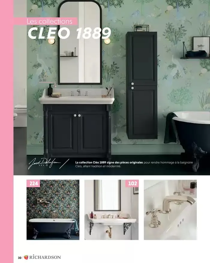 SALLE DE DE BAINS ET CARRELAGE 2025 du 11 avril au 31 décembre 2025 - Catalogue page 32