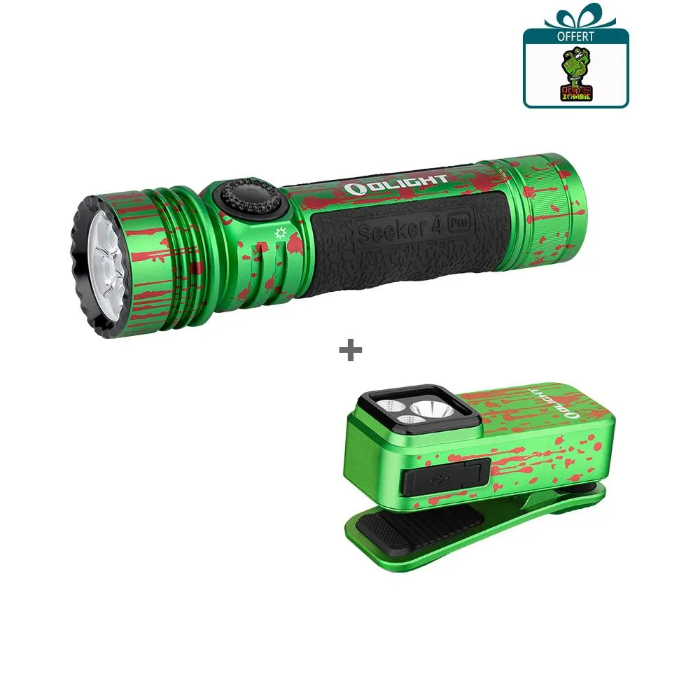 Olight Oclip Pro Vert Zombie en Pack