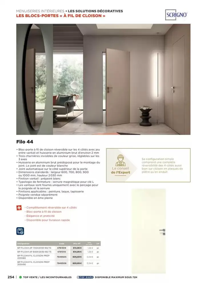 Catalogue 2025 Agenceurs du 25 avril au 31 décembre 2025 - Catalogue page 254