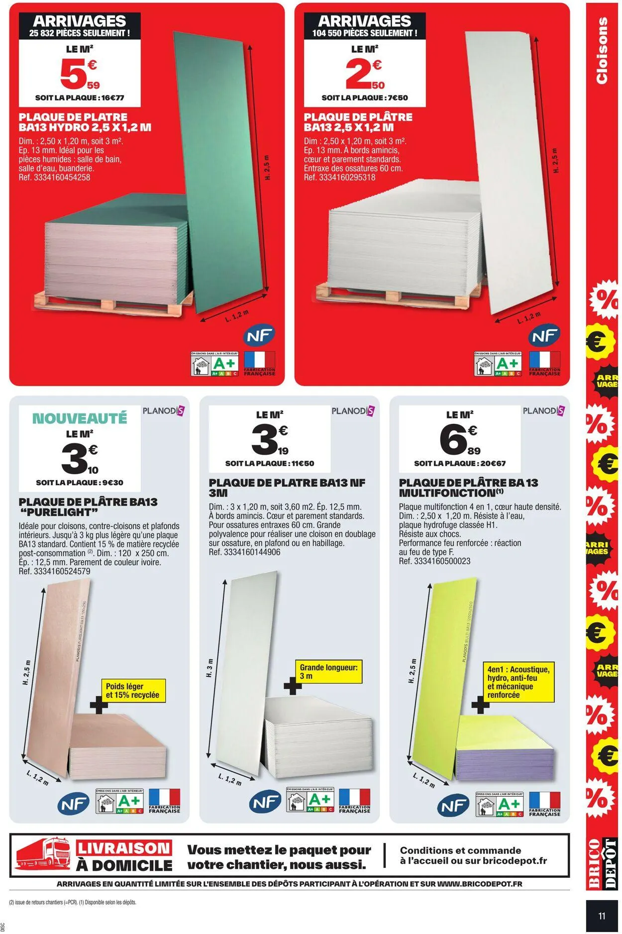 Brico Dépôt Catalogue actuel du 23 octobre au 6 novembre 2025 - Catalogue page 11