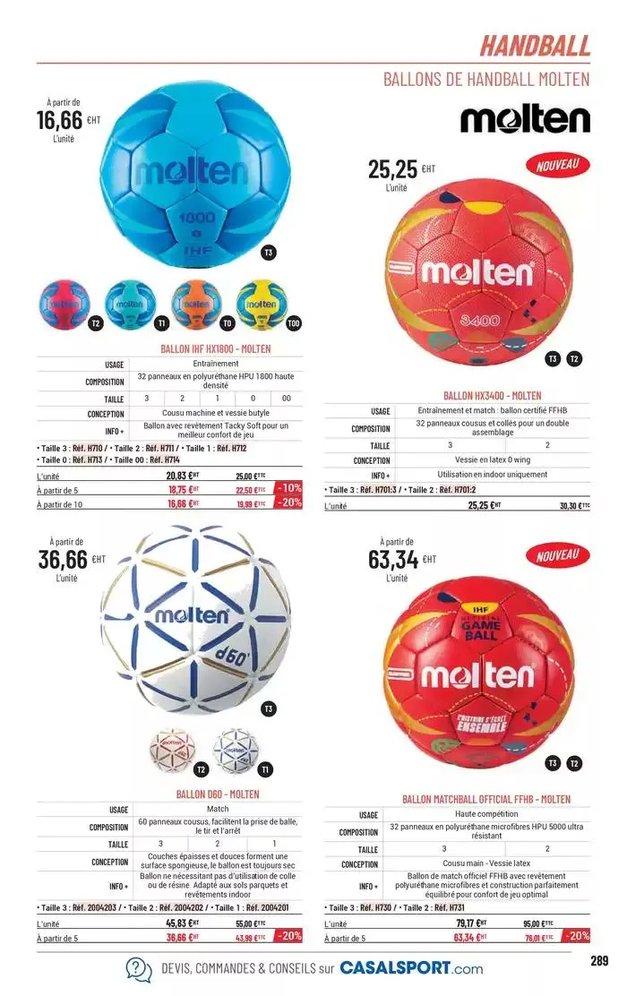 ÉQUIPEMENT SPORTIF du 6 mars au 31 décembre 2025 - Catalogue page 261