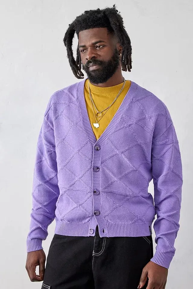 Santa Cruz - Cardigan en maille Jammer violet, une exclusivité UO