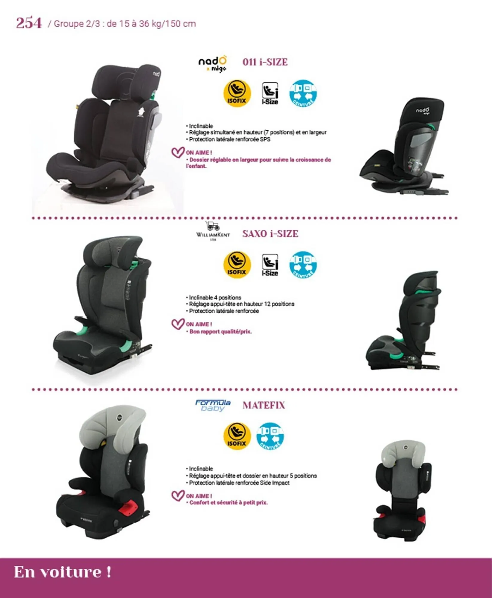 Catalogue autour de bébé du 31 mars au 31 janvier 2024 - Catalogue page 256