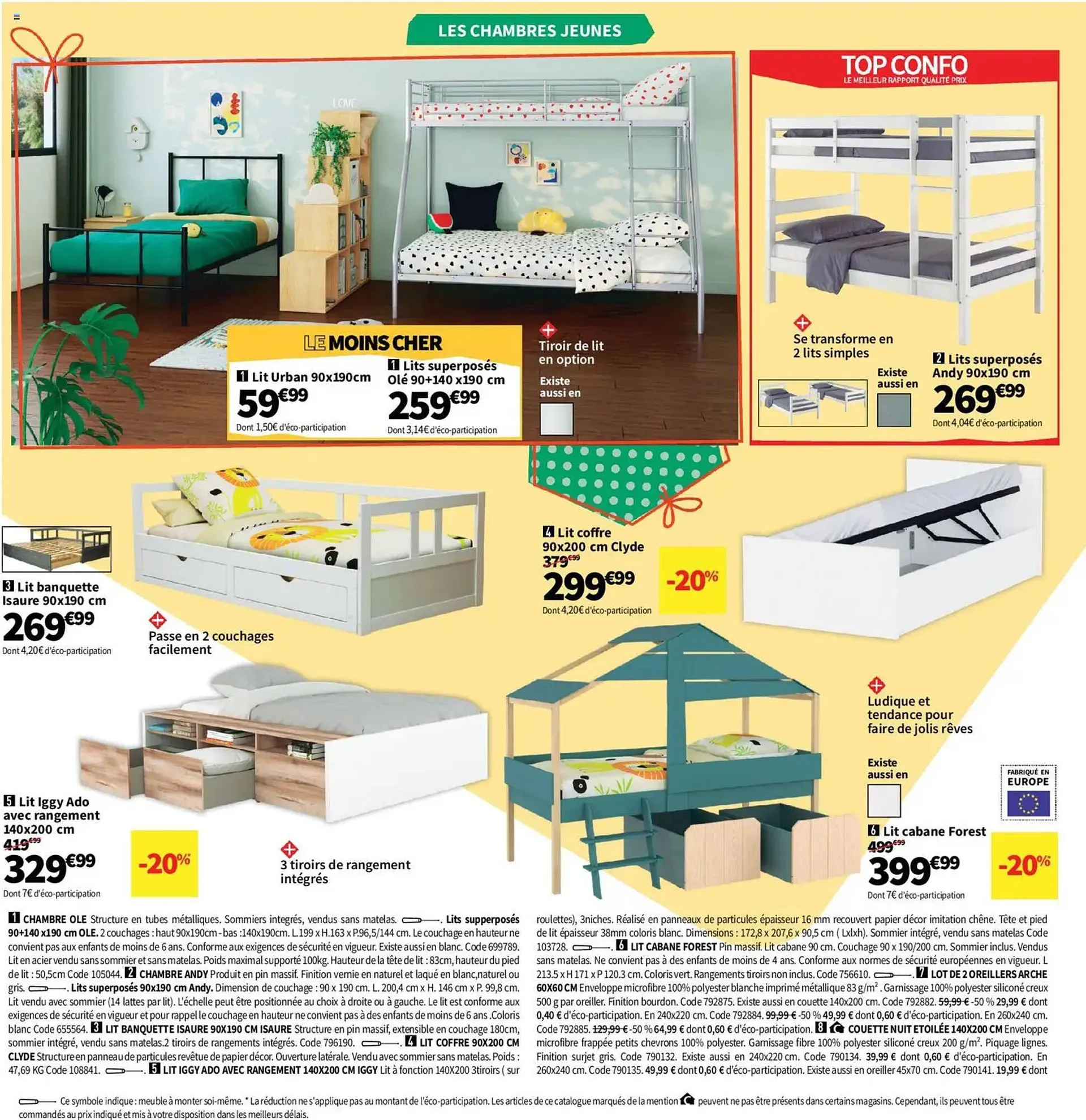 Catalogue Conforama du 28 octobre au 25 décembre 2025 - Catalogue page 56