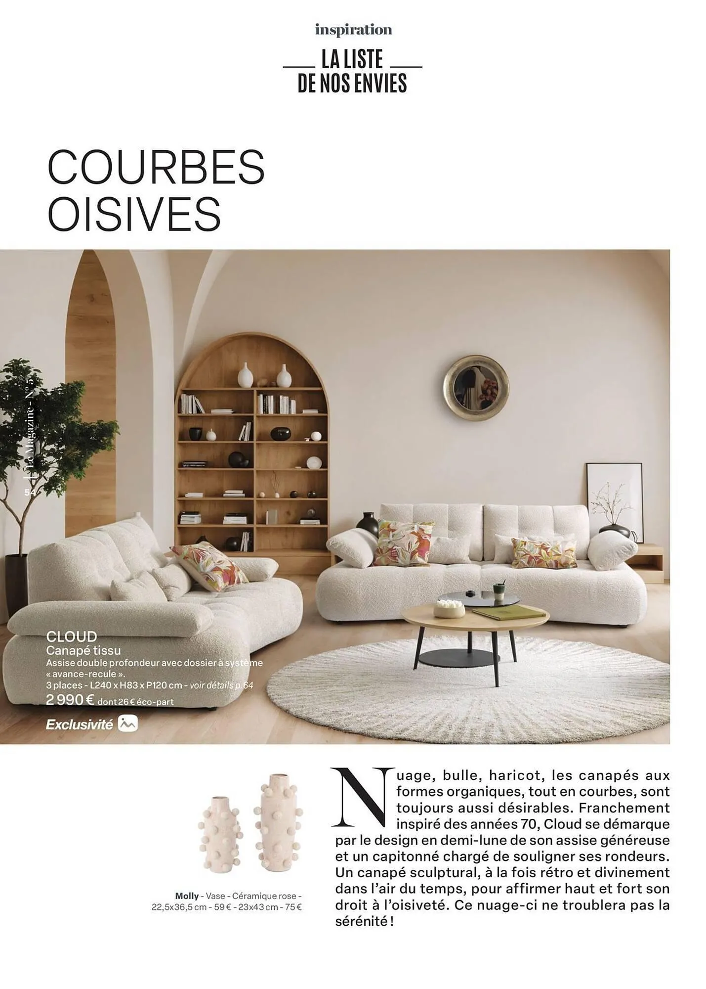 Catalogue monsieur meuble du 16 septembre au 31 mai 2026 - Catalogue page 54