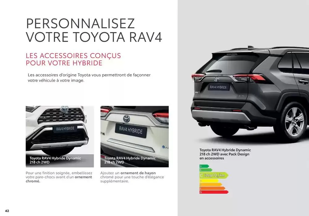 Toyota RAV4  du 27 janvier au 25 janvier 2026 - Catalogue page 42